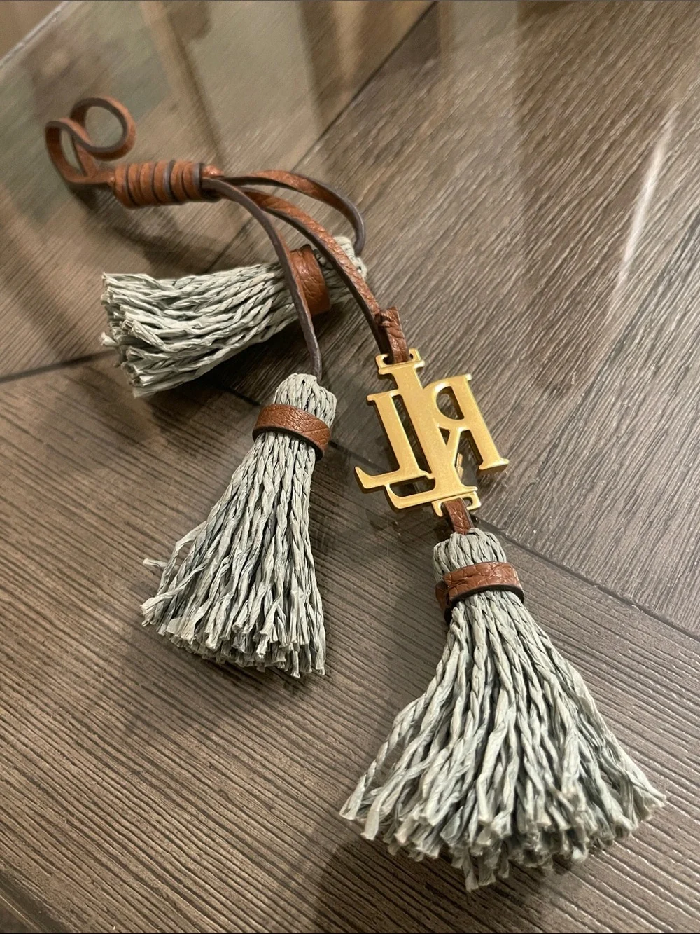 Lauren Ralph Lauren Replacement Three Tassel - Gold-tone Logo Bag Charm